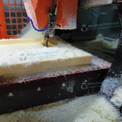Verarbeitung von glatten CNC-Kunststoffen / ABS-Kunststoff-CNC-Prototyp