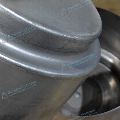 Prototyp von Spin-Forming-Blech, der für Geräte verwendet wird